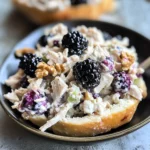 Low Carb Blackberry Cottage Cheese Chicken Salad