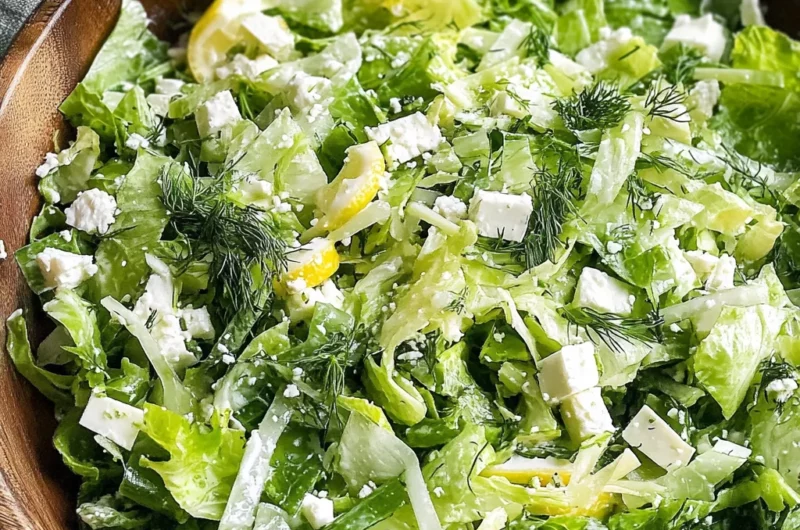Maroulosalata (Greek Lettuce Salad)