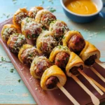 Meatball Subs on a Stick