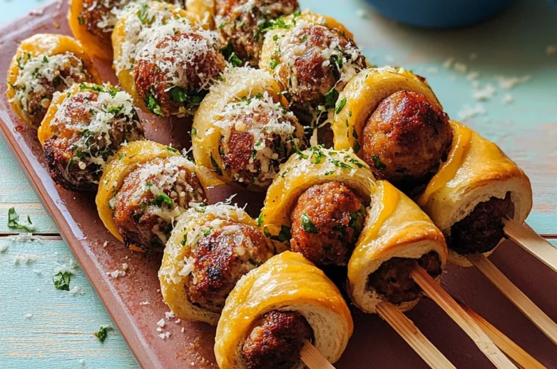 Meatball Subs on a Stick