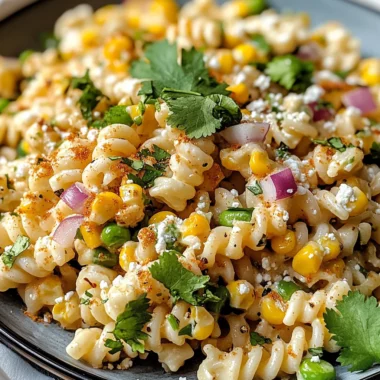Mexican Street Corn Pasta Salad Recipe
