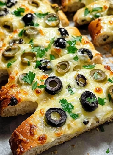 Olive Cheese Bread