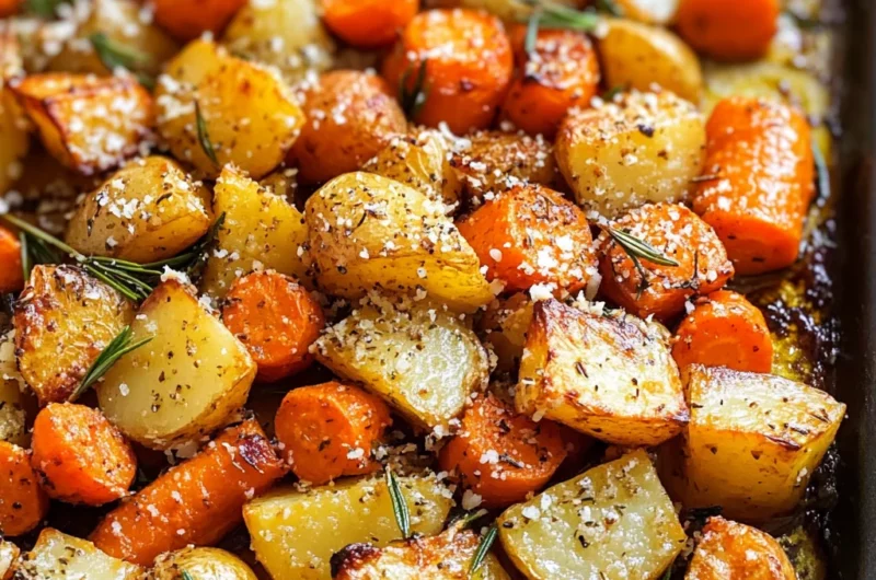 Oven Roasted Carrots and Potatoes