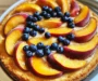 Peach and Blueberry Greek Yogurt Cake
