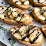 Pear and Brie Crostini
