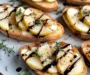 Pear and Brie Crostini