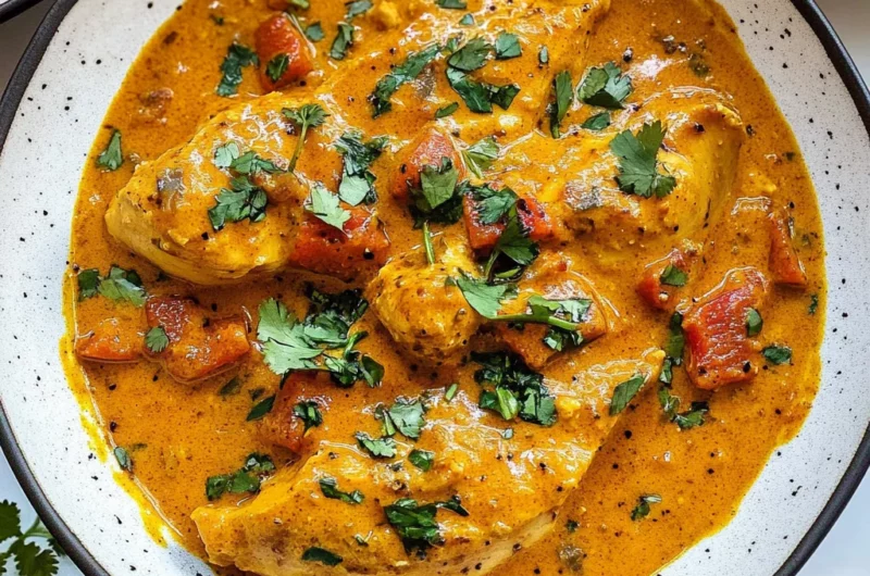 Pumpkin Coconut Chicken Curry