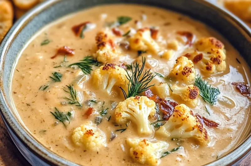 Roasted Cauliflower Soup