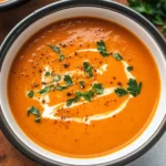 Roasted Red Pepper Gouda Soup