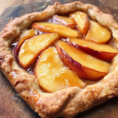 Rustic Peach Tart Recipe