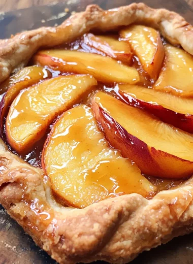 Rustic Peach Tart Recipe