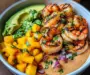 Shrimp and Avocado Bowls with Mango Salsa & Lime-Chili Sauce will Delight Your Taste Buds!