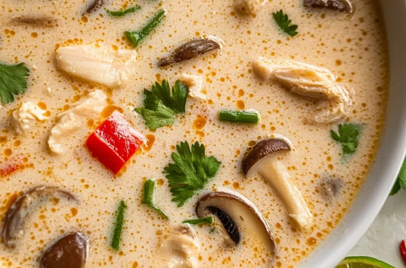 Slow Cooker Tom Kha Soup Recipe