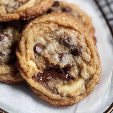 Soft and Chewy Banana Chocolate Chip Cookies