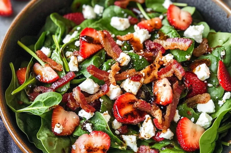 Strawberry Spinach Salad
