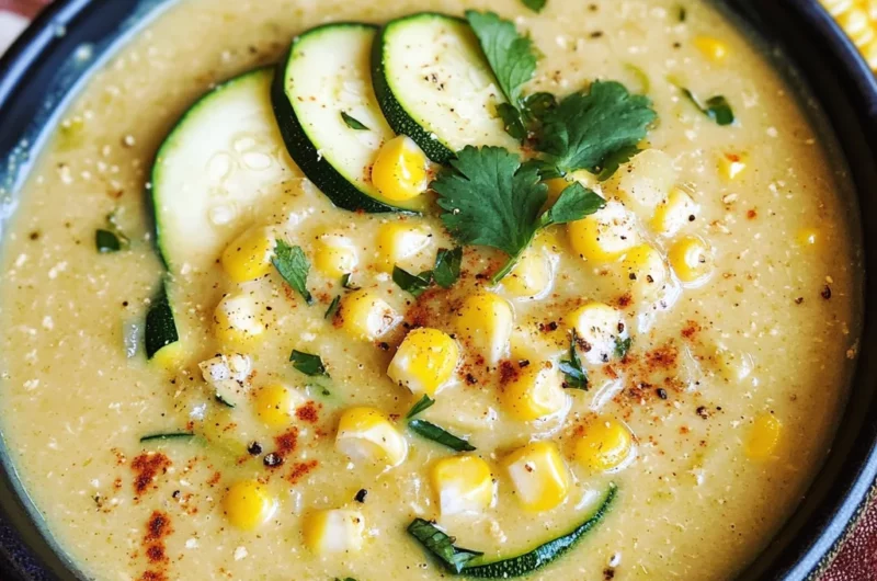 Summer Corn and Zucchini Chowder Recipe