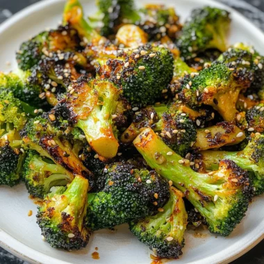 Sweet Chili Roasted Broccoli: An Amazing Ultimate Recipe