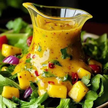 Sweet and Spicy Mango Salad Dressing