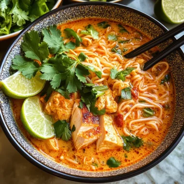 Thai Red Curry Noodle Soup