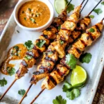 Thai Satay Chicken with Peanut Sauce