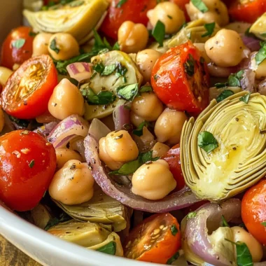 Tuscan Artichoke Tomato Salad