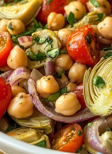 Tuscan Artichoke Tomato Salad