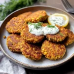 Ultimate Mediterranean Lemon Chickpea Patties with Yogurt Sauce