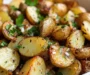 crispy garlic roasted potato salad