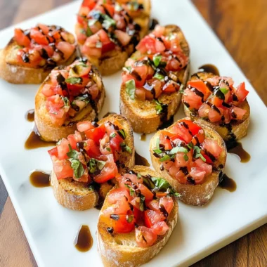 Authentic Italian Bruschetta