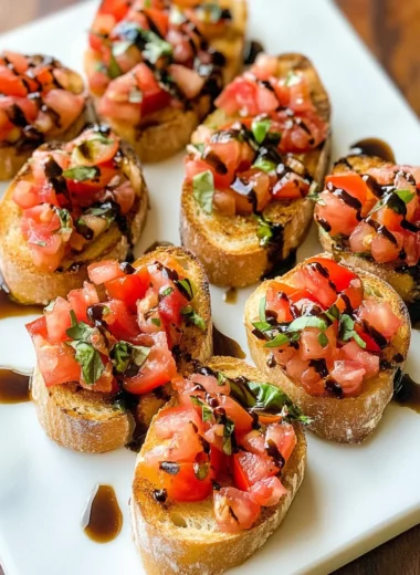 Authentic Italian Bruschetta