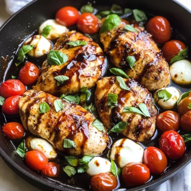 Balsamic Glazed One Pan Chicken