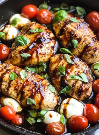 Balsamic Glazed One Pan Chicken