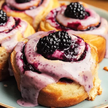 Blackberry Cinnamon Rolls