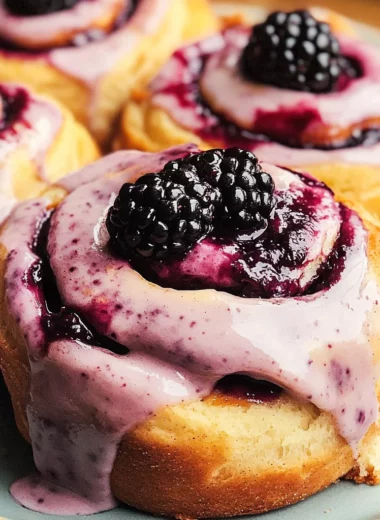 Blackberry Cinnamon Rolls
