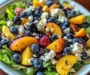 Blueberry Peach Feta Salad