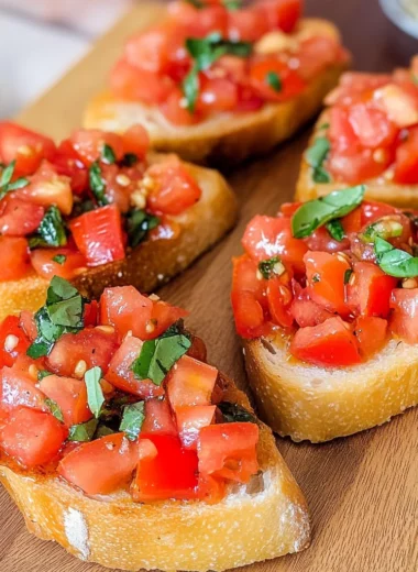 Bruschetta mit Tomaten - klassisch italienisch