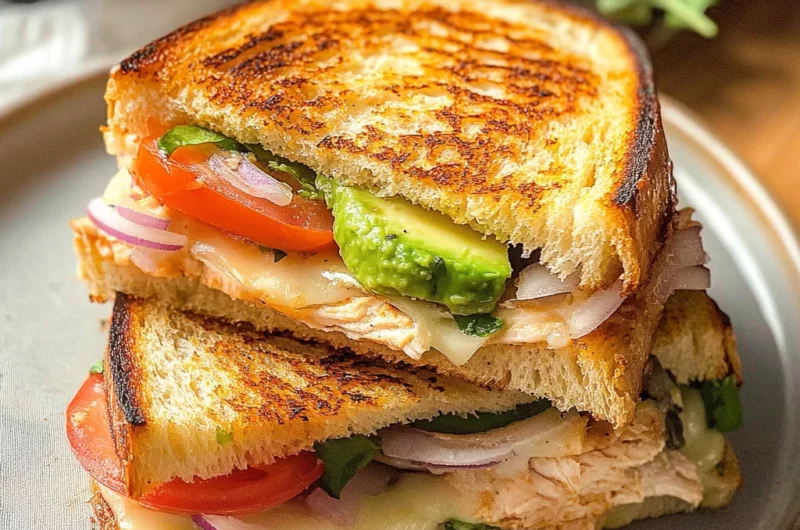 Chicken Avocado Melt Sandwich