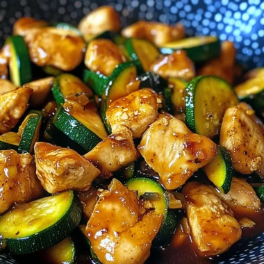 Chicken Zucchini Stir Fry