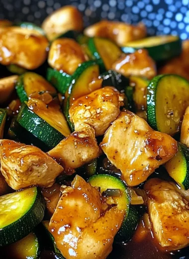 Chicken Zucchini Stir Fry