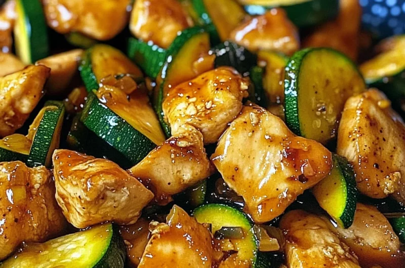 Chicken Zucchini Stir Fry