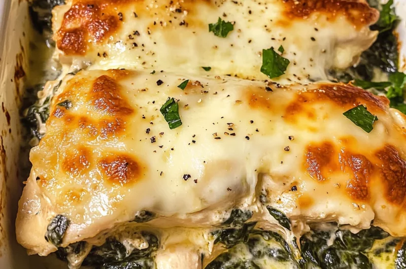 Chicken and Spinach Casserole with Cream Cheese