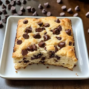 Chocolate Chip Butter Swim Biscuits