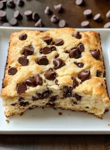 Chocolate Chip Butter Swim Biscuits