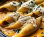 Comforting Stuffed Shells With Pumpkin Cream Sauce