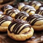 Easy Boston Cream Pie Cookie Bites