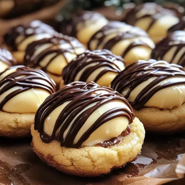 Easy Boston Cream Pie Cookie Bites