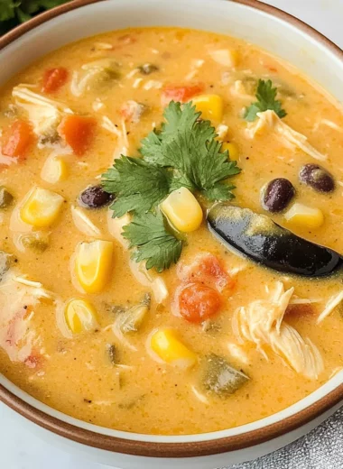Easy Chicken, Poblano, and Black Bean Soup (Small Batch)