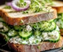 Easy Cucumber Salad Sandwiches