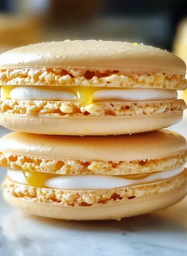 Easy Lemon Meringue Pie Macarons