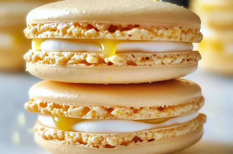 Easy Lemon Meringue Pie Macarons